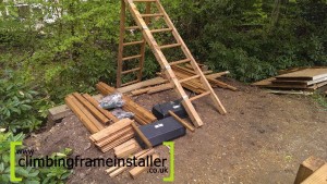 Dunster House Mega Fort - Climbing Frame Installer